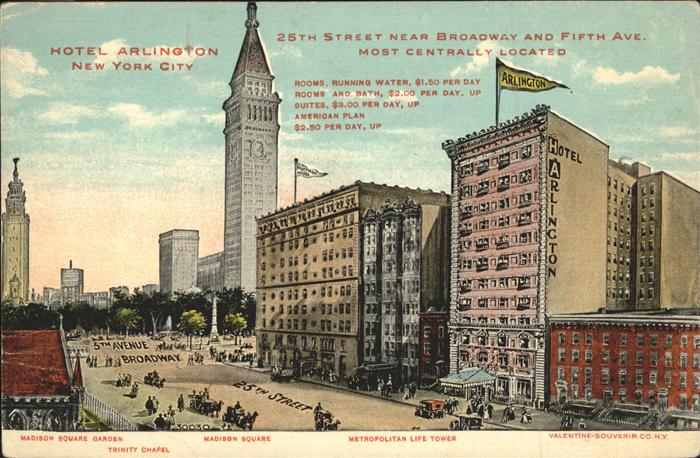 New York City Hotel Arlington 25th Street