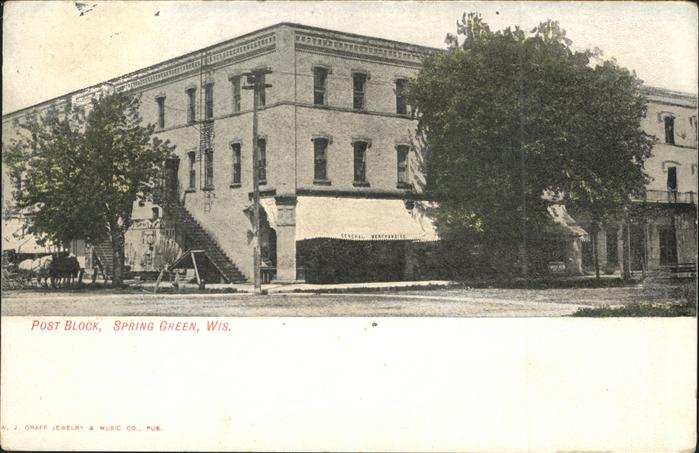 Spring Green Post Block