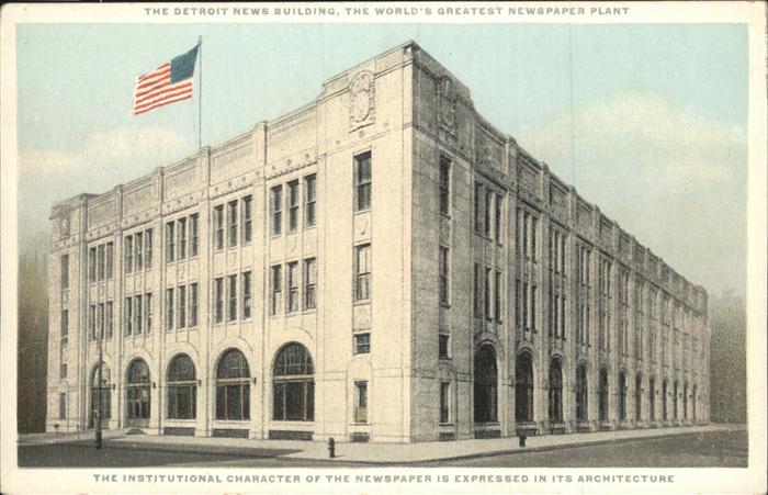 Detroit Maine Institutional Character Newspaper