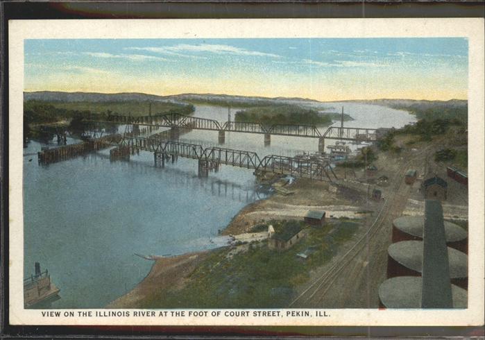 Pekin Illinois Illinois River Court Street