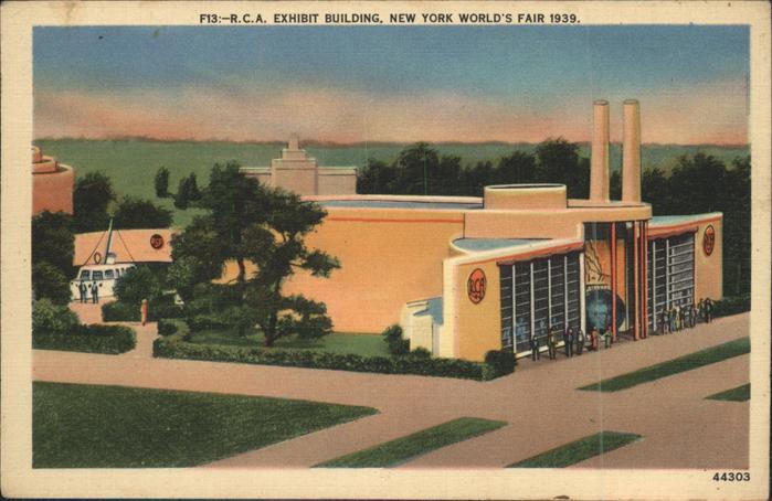New York City Exhibit Building Worlds Fair 1939