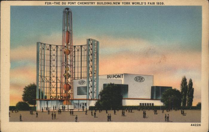 New York City Du Pont Chemistry Building Wolds Fair 1939