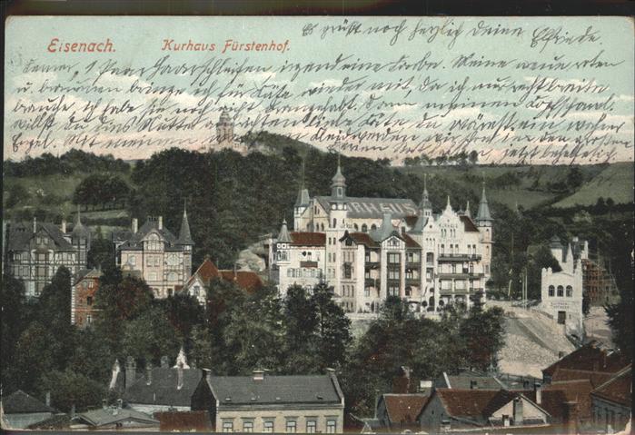 Eisenach Thueringen Kurhaus Fürstenhof