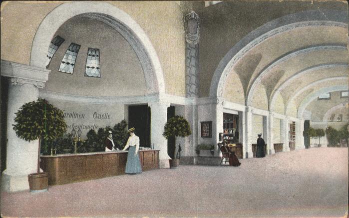 Eisenach Thueringen Karolinenquelle in der Trink und Wandel