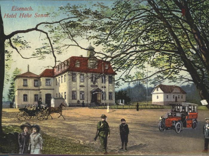 Eisenach Thueringen Partie am Hotel Hohe Sonne