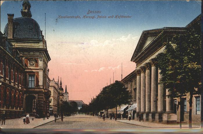 Dessau-Rosslau Kavalierstrasse Herzogl Palais und Hoft