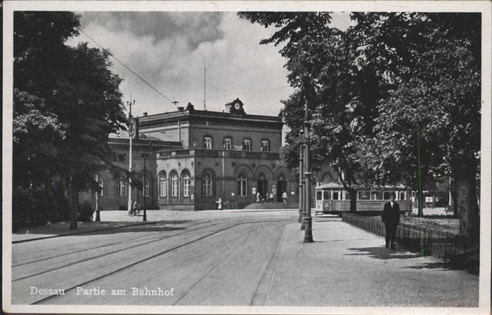 Dessau-Rosslau Partie am Bahnhof