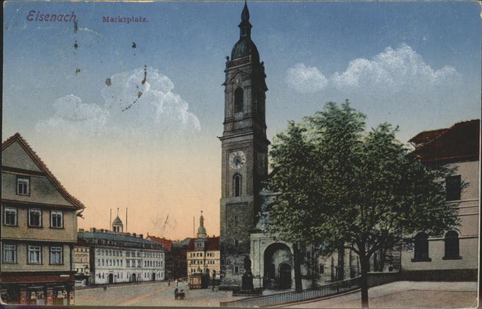 Eisenach Thueringen Marktplatz
