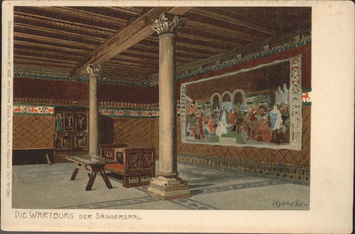 Eisenach Thueringen Der Sängersaal in der Wartburg