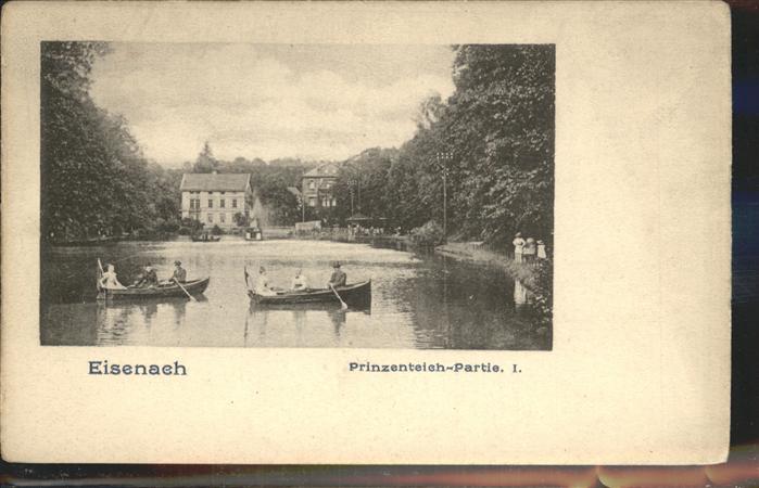 Eisenach Thueringen Prinzenteich Partie