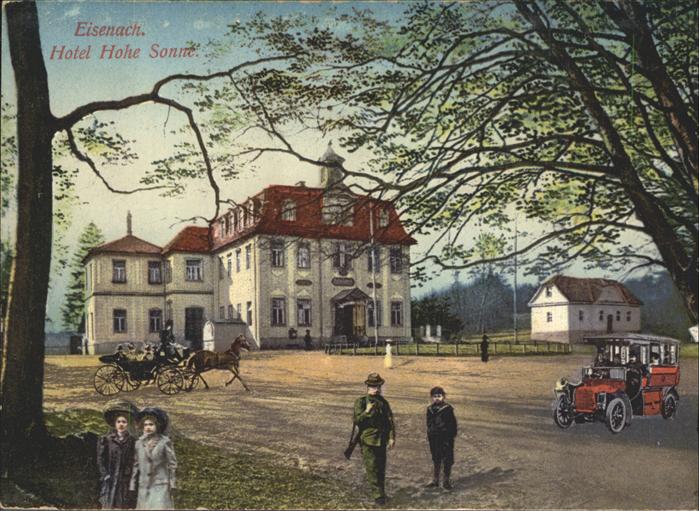 Eisenach Thueringen Partie am Hotel Hohe Sonne