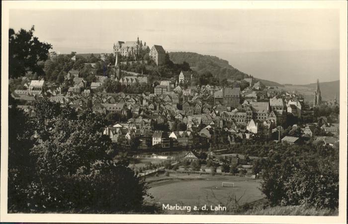 Marburg Lahn Panorama mit Schloss