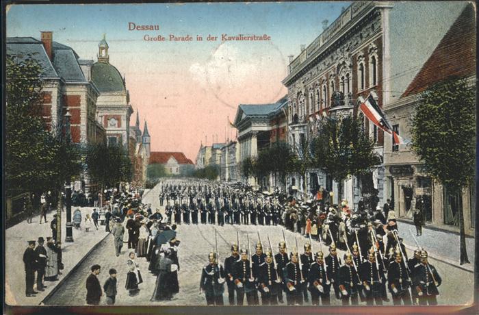 Dessau-Rosslau Grosse Parade in der Kavalierstrasse