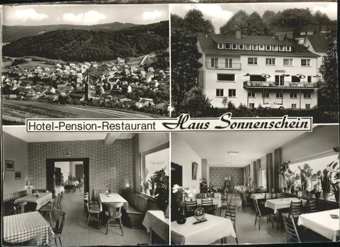 Hartenrod Gladenbach Hotel Pension Haus Sonnenschein