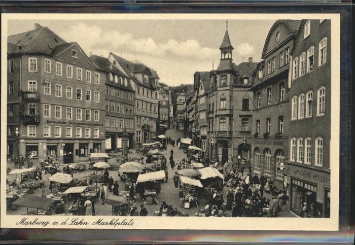 Marburg Lahn Marktplatz