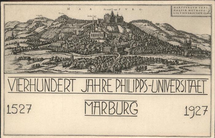 Marburg Lahn Schloss und Universität