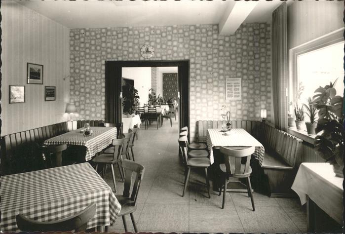 Hartenrod Gladenbach Hotel Sonnenheim Gastraum