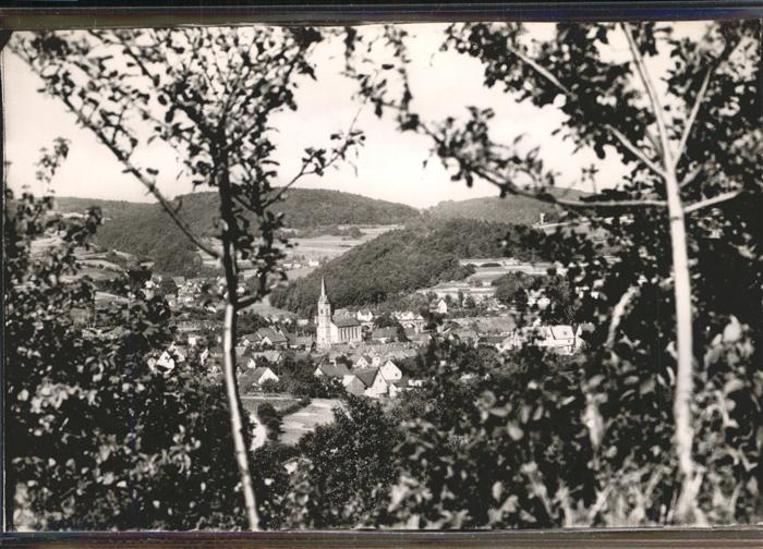 Hartenrod Gladenbach Durchblick auf den Ort