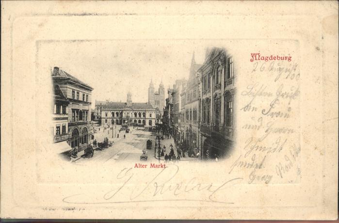 MAGDEBURG  CITY Alter Markt