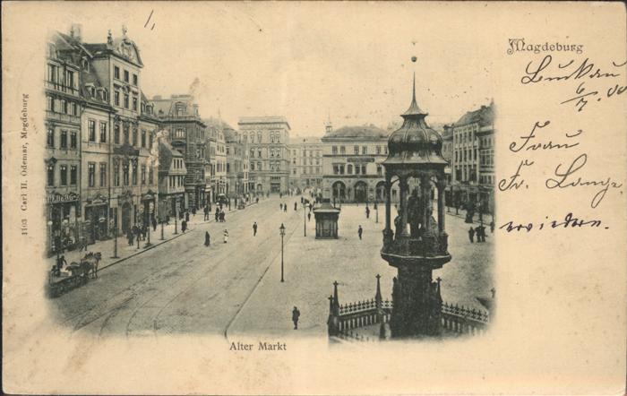 MAGDEBURG  CITY Alter Markt