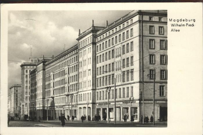 MAGDEBURG  CITY Wilhelm Pieck Allee
