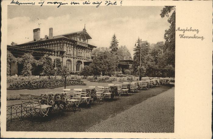 MAGDEBURG  CITY Herrenkrug Terrasse