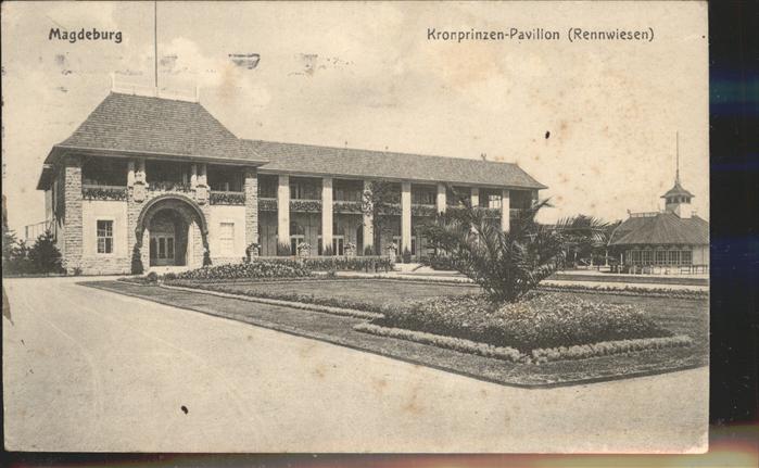 Magdeburg Kronprinzen Pavillon Rennwiesen