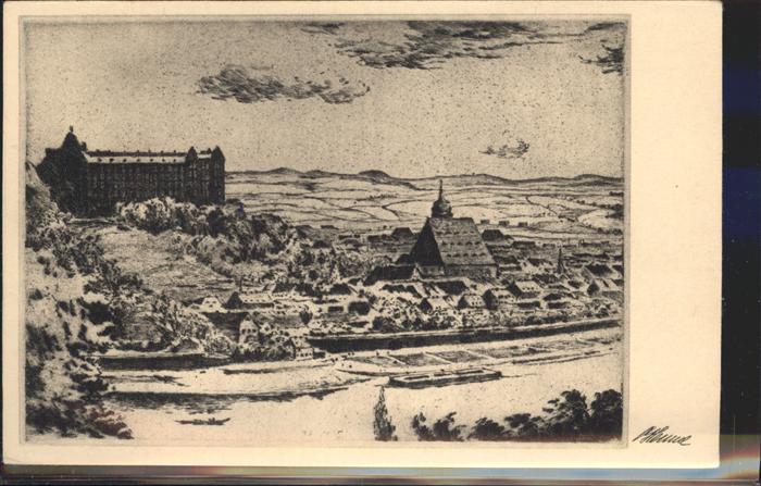 Pirna Elbe Sachsen Sonnenstein