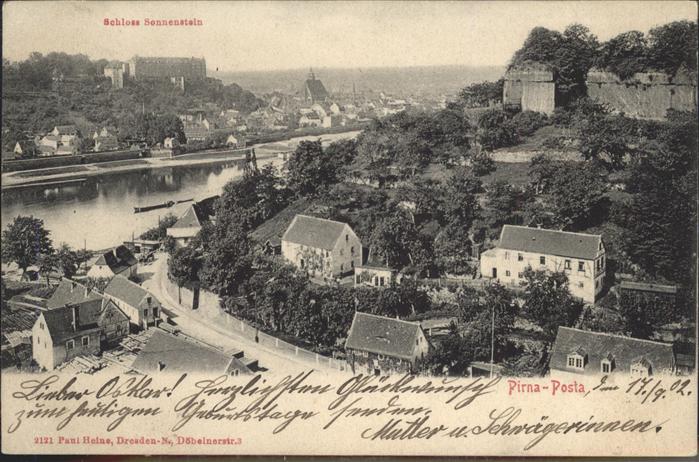 Posta Pirna Schloss Sonnenstein