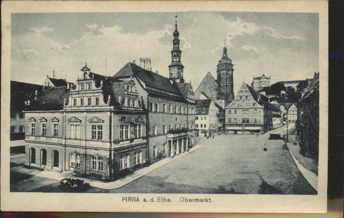 Pirna Elbe Sachsen Obermarkt
