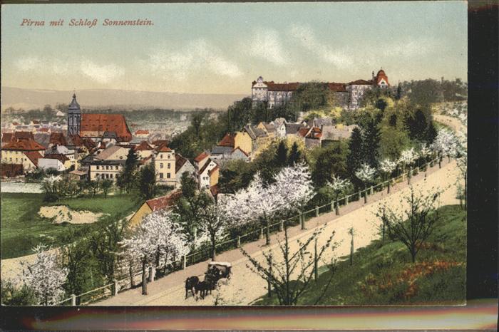 Pirna Elbe Sachsen Schloss Sonnenstein