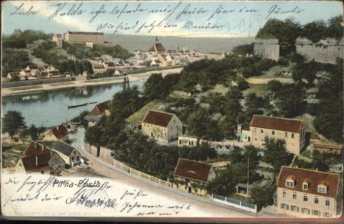 Pirna Elbe Sachsen Posta