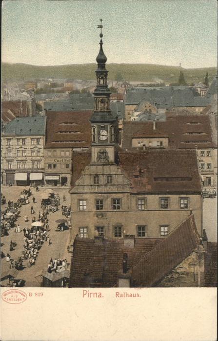 Pirna Elbe Sachsen Rathaus