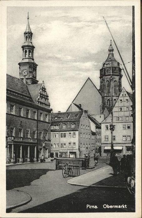 Pirna Elbe Sachsen Obermarkt
