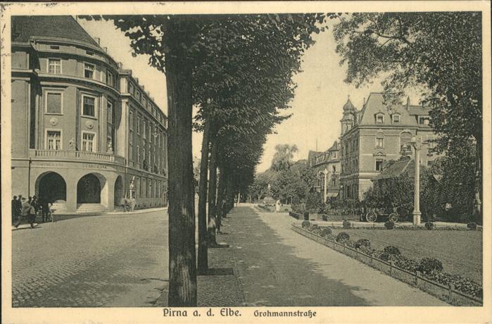 Pirna Elbe Sachsen Grohmannstrasse