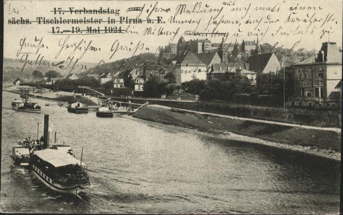 Pirna Elbe Sachsen Elbe Dampfer