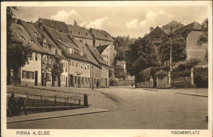 Pirna Elbe Sachsen Tischerplatz
