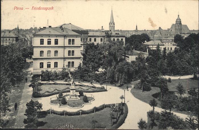 Pirna Elbe Sachsen Friedenspark