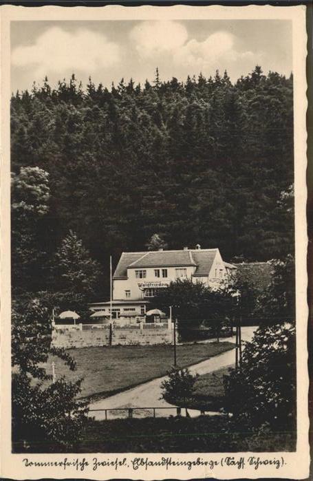 Zwiesel Bad Gottleuba-Berggiesshuebel Fremdenhof Waldfrieden-Baude