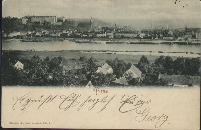 Pirna Elbe Sachsen Elbe Sonnenstein