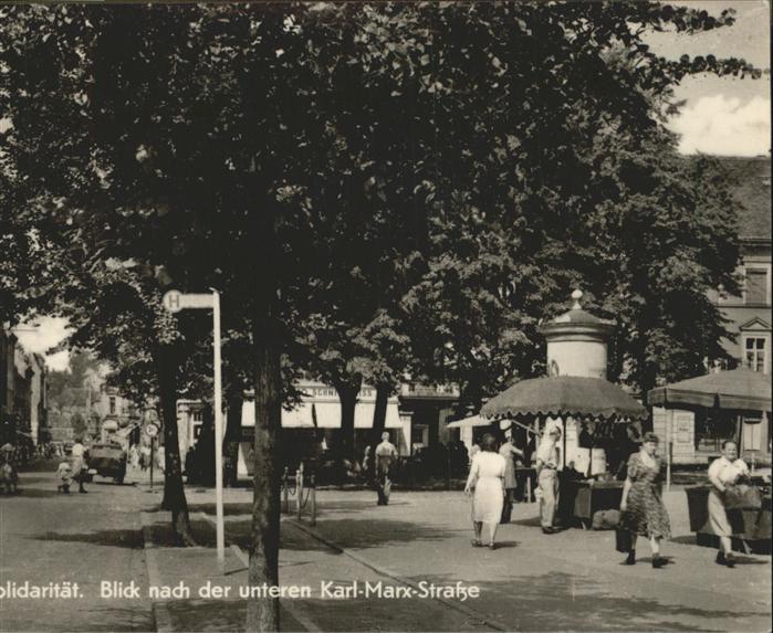 Pirna Elbe Sachsen Untere Karl-Marx-Strasse