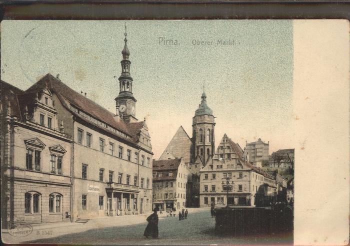Pirna Elbe Sachsen Oberer Markt