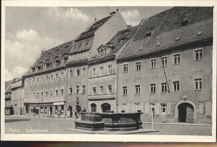 Pirna Elbe Sachsen Untermarkt