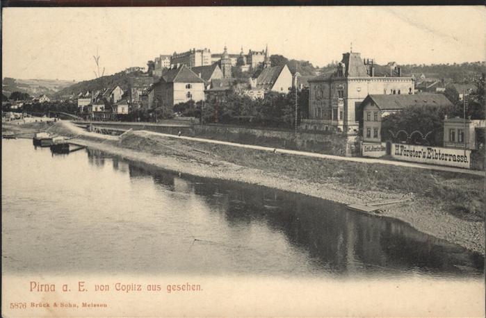 Pirna Elbe Sachsen Elbe Sonnenstein