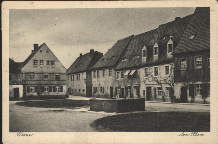 Pirna Elbe Sachsen Am Plan