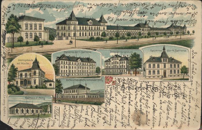 Pirna Elbe Sachsen Kaserne Reithaus Stabsgebaeude