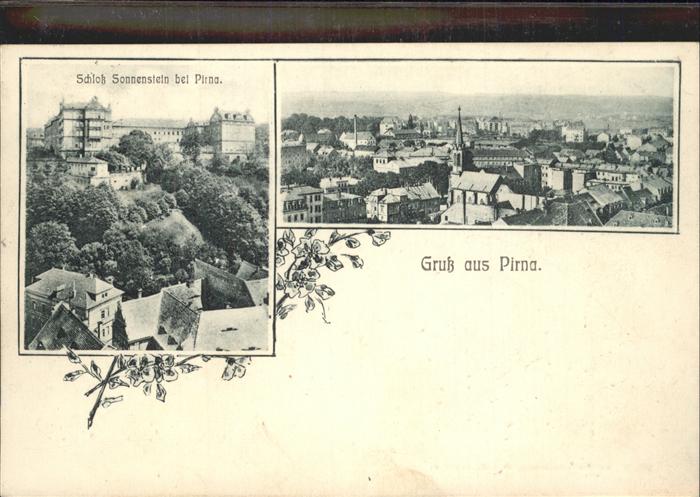 Pirna Elbe Sachsen Schloss Sonnenstein