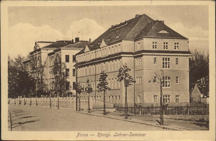 Pirna Elbe Sachsen Koenigl. Lehrer-Seminar