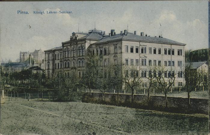 Pirna Elbe Sachsen Koenigl. Lehrer-Seminar