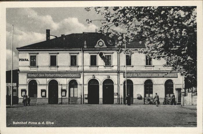 Pirna Elbe Sachsen Bahnhof